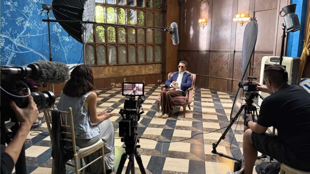Professional Video Interview Bangkok Setup 3